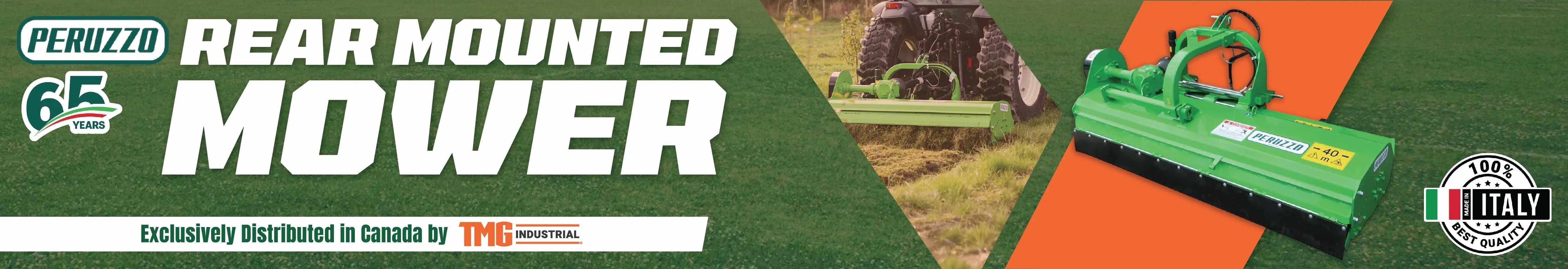 Peruzzo Rear Mounted Mowers - TMG Industrial – TMG Industrial New Zealand
