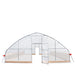 7.6 m x 12.2 m (25' x 40') Tunnel Greenhouse Grow Tent w/0.15 mm (6 Mil) Clear EVA Plastic Film, Cold Frame, Hand Crank Roll-Up Sides, Peak Ceiling Roof, TMG-GH2540-V2 (Previously GH2540) TMG Industrial Australia
