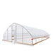 7.6 m x 12.2 m (25' x 40') Tunnel Greenhouse Grow Tent w/0.15 mm (6 Mil) Clear EVA Plastic Film, Cold Frame, Hand Crank Roll-Up Sides, Peak Ceiling Roof, TMG-GH2540-V2 (Previously GH2540) TMG Industrial Australia