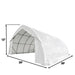6.1 m x 9.1 m (20' x 30') Arch Wall Peak Ceiling Storage Shelter with Heavy Duty 576 gsm (17 oz) PVC Cover & Drive Through Doors, TMG-ST2032PV (Previously ST2031PV) TMG Industrial Australia