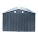Pro Series 3 x 6 m Metal Garage Shed with Double Front Doors and Side Entry Door, 2.4 m Peak Height TMG-MS1020B TMG Industrial Australia