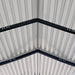 TMG Industrial 12’ x 20’ Metal Shed Carport with 8’ Enclosed Sidewalls, TMG-MSC1220F