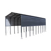 3.7 x 9 m Metal Shed Boat Shelter, 3.75 m Peak Height, 3.39 m Clearance TMG-MSB1230