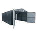 Pro Series 4 x 6 m Metal Garage Shed with Double Front Doors and Side Entry Door, 2.6 m Peak Height TMG-MS1320B TMG Industrial Australia