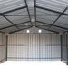 Pro Series 4 x 6 m Metal Garage Shed with Double Front Doors and Side Entry Door, 2.6 m Peak Height TMG-MS1320B TMG Industrial Australia