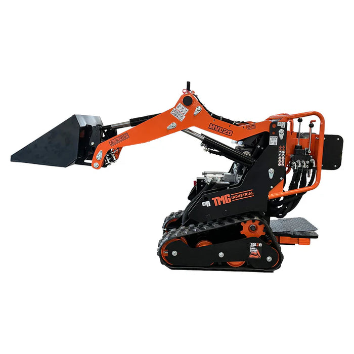 748 kg Tracked Stand-On Skid Steer, 306cc/8.5 HP Gas Engine, 762 mm Bucket Width, TMG-MVL20 TMG Industrial Australia