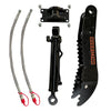 13 mm (½") Hydraulic Hoses and Flat Quick Couplers, Hydraulic Thumb Attachment, Works for TMG-MVE07, TMG-MVE07-THH