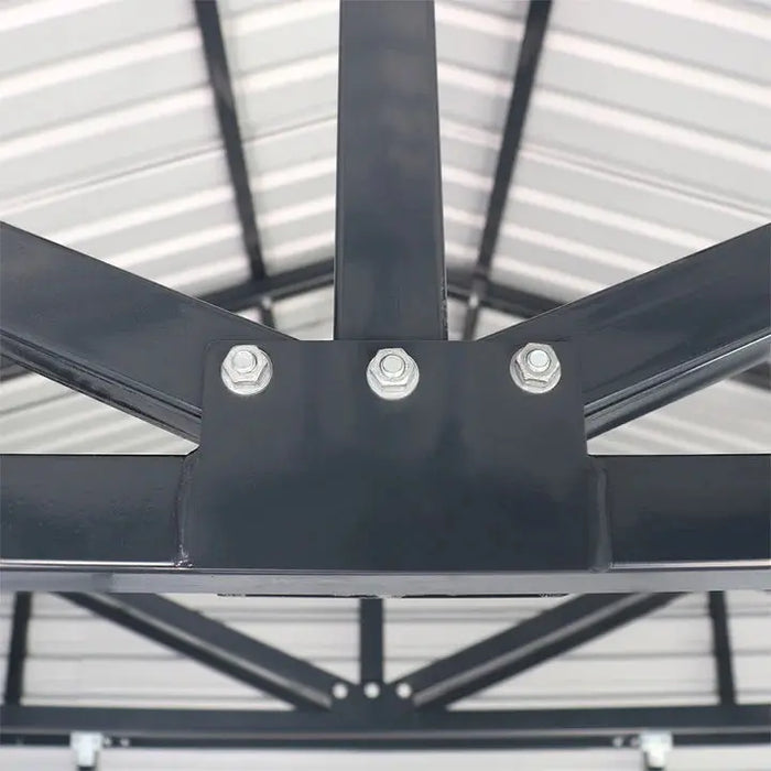 6 x 12 m Metal Garage Shed, 2.8 m High Double Front Doors, 4 m Peak, 72 m² TMG-MS2040 TMG Industrial Australia
