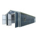 6 x 12 m Metal Garage Shed, 2.8 m High Double Front Doors, 4 m Peak, 72 m² TMG-MS2040 TMG Industrial Australia