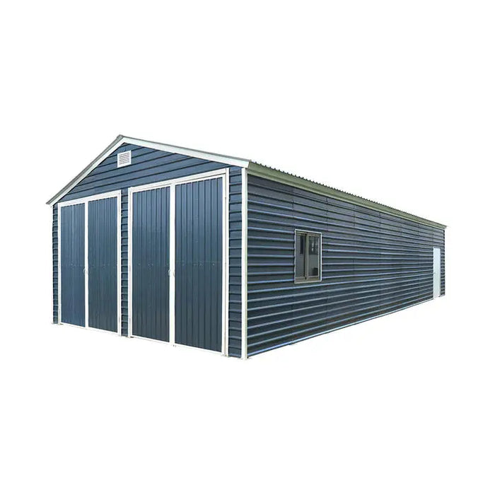 6 x 12 m Metal Garage Shed, 2.8 m High Double Front Doors, 4 m Peak, 72 m² TMG-MS2040 TMG Industrial Australia