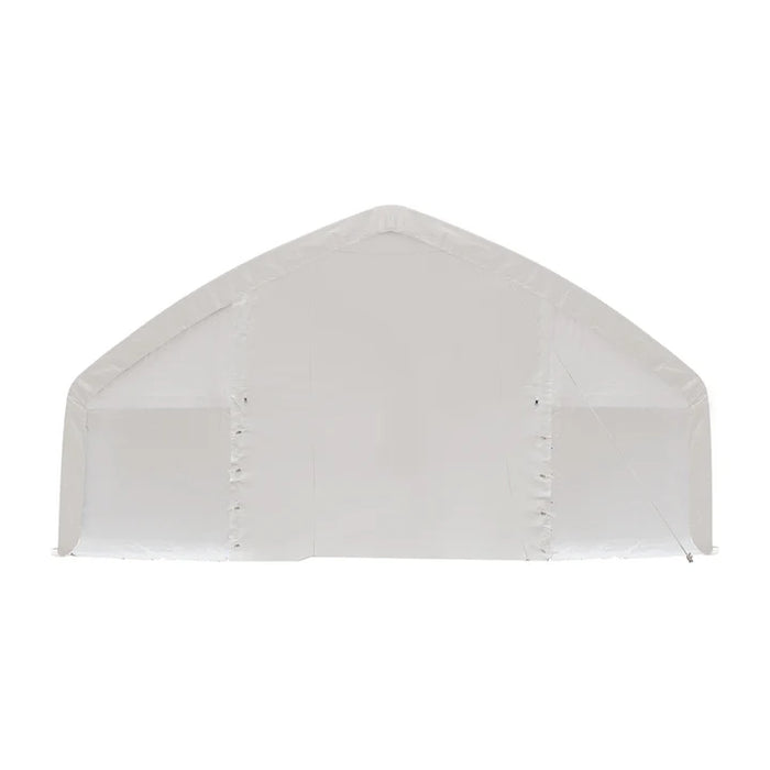 9 x 15 m Straight Wall Peak Ceiling Storage Shelter with Heavy Duty 300 GSM PE Cover TMG-ST3052E (Previously ST3050E) TMG Industrial Australia