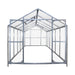 TMG Heavy Series™ 2.4 x 6.1 m Greenhouse Kit with Galvanized Steel Frame, Polycarb Roof and Crystal-Clear Walls, TMG-GH821 TMG Industrial Australia