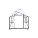 TMG Heavy Series™ 2.4 x 6.1 m Greenhouse Kit with Galvanized Steel Frame, Polycarb Roof and Crystal-Clear Walls, TMG-GH821 TMG Industrial Australia