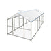TMG Heavy Series™ 2.4 x 6.1 m Greenhouse Kit with Galvanized Steel Frame, Polycarb Roof and Crystal-Clear Walls, TMG-GH821 TMG Industrial Australia
