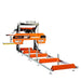 TMG Industrial 30" Portable Sawmill, 14 HP Kohler Engine, 28" Board Width, 12' Log Length, 14.5' Track Bed, TMG-PSM30
