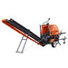 TMG-GLS16 firewood splitter processor with 15 HP engine, 20 ton splitting force and foldable conveyor
