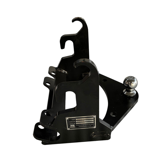 50 mm (2") Ball Mount Hitch Receiver, Works for TMG-MVL16 & TMG-MVL20 Stand-on Skid Steer, TMG-MVL20-BR TMG Industrial Australia