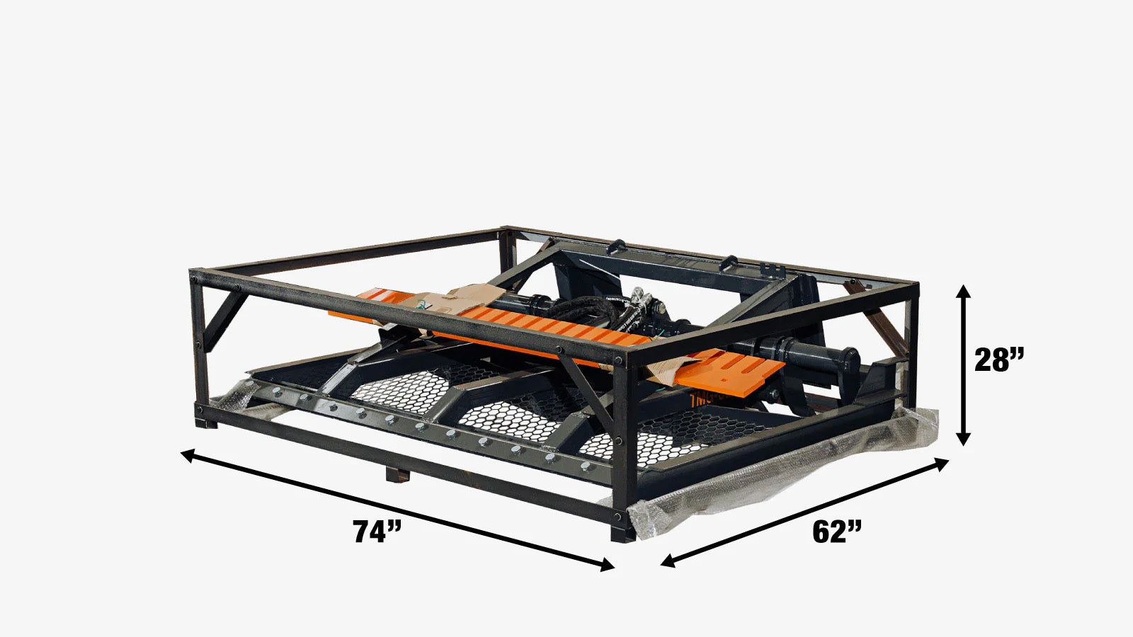 1829 mm (72”) Skid Steer Hydraulic Land Plane Scarifier, 8 Hydraulic Adjustable Ripper Teeth, Reversible Planer Comb, Grading, Spreading & Leveling, TMG-SLP75-shipping-info-image