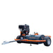 TMG Industrial 40” ATV Tow-Behind Offset Flail Mower, Briggs & Stratton 13.5 HP Engine, Adjustable Mowing Height, 15” Cut Capacity, TMG-AFM40