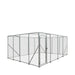 TMG Industrial 20’ x 20’ Outdoor Dog Kennel Playpen, Outdoor Dog Runner, Pet Exercise House, Lockable Gate, 6’ Chain-Link Fence, TMG-DCP2020