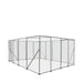 TMG Industrial 20’ x 20’ Outdoor Dog Kennel Playpen, Outdoor Dog Runner, Pet Exercise House, Lockable Gate, 6’ Chain-Link Fence, TMG-DCP2020