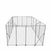 TMG Industrial 20’ x 20’ Outdoor Dog Kennel Playpen, Outdoor Dog Runner, Pet Exercise House, Lockable Gate, 6’ Chain-Link Fence, TMG-DCP2020