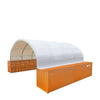 12 x 12m Dual Truss Container Shelter with Heavy-Duty 710 gsm PVC Cover, TMG-DT4041C