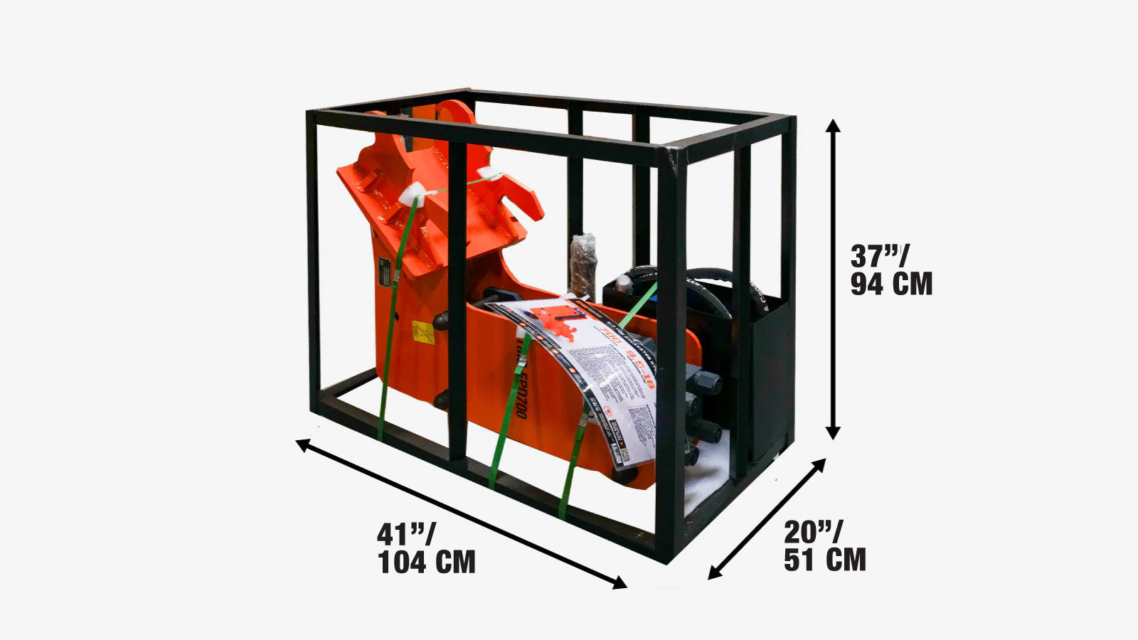 Excavator Hydraulic Post Driver, 203 mm (8