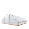 7.6 x 7.6 m Tunnel Greenhouse Grow Tent w/6 Mil Clear EVA Film, Roll-Up Sides, TMG-GH2525
