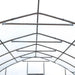 TMG Industrial 25’ x 40’ Tunnel Greenhouse Grow Tent w/6 Mil Clear EVA Plastic Film, Cold Frame, Hand Crank Roll-Up Sides, Peak Ceiling Roof, TMG-GH2540