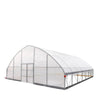 9 x 9 m Commercial Tunnel Greenhouse with 6 Mil Clear EVA Film, Roll-Up Sides, TMG-GH3030