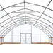 TMG Industrial 30’ x 40’ Tunnel Greenhouse Grow Tent w/6 Mil Clear EVA Plastic Film, Cold Frame, Hand Crank Roll-Up Sides, Peak Ceiling Roof, TMG-GH3040