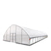 TMG Industrial 30’ x 80’ Tunnel Greenhouse Grow Tent w/6 Mil Clear EVA Plastic Film, Cold Frame, Hand Crank Roll-Up Sides, Peak Ceiling Roof, TMG-GH3080