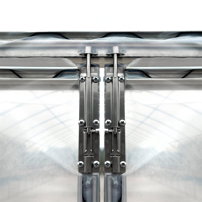9.1 m x 24.4 m Commercial Tunnel Greenhouse (30' x 80') with 0.15 mm (6 Mil) Clear Poly Covers and Roll-Up Sides, TMG-GH3080-V2 TMG Industrial Australia