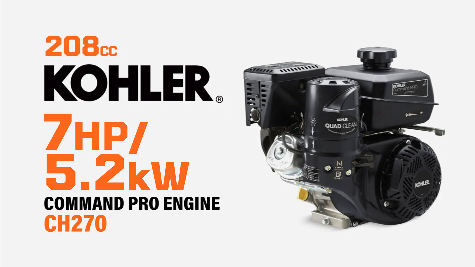 34 Ton ATV/UTV Tow-Behind Log Splitter, 710 mm (28″) Cutting Capacity, Kohler 7 HP Engine, TMG-GLS34-specifications-image