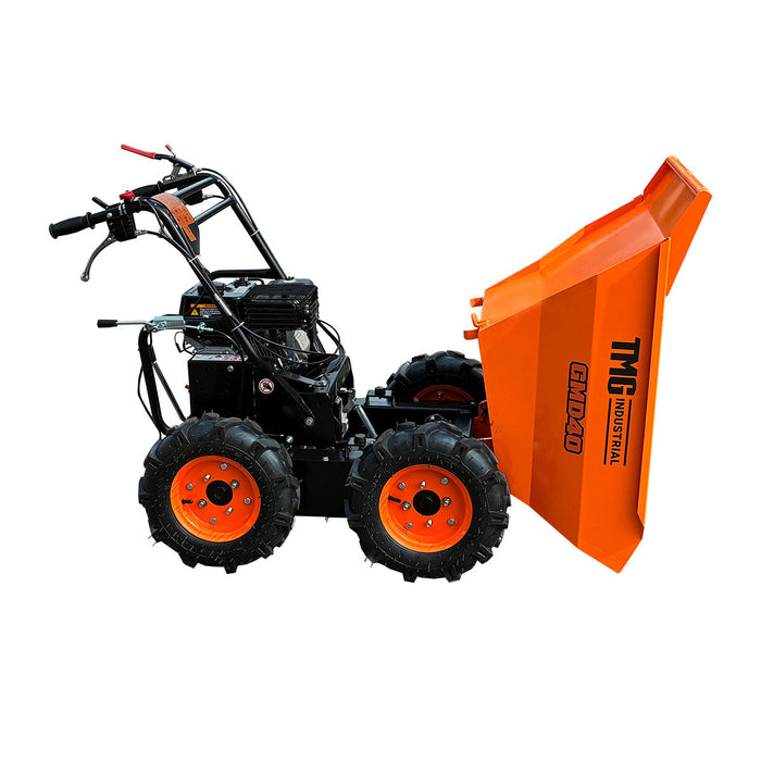 400 kg Wheeled Dumper, All-Wheel Drive, 196cc 6.5 HP Gas Engine, 3-Speed Transmission, TMG-GMD40 TMG Industrial CA