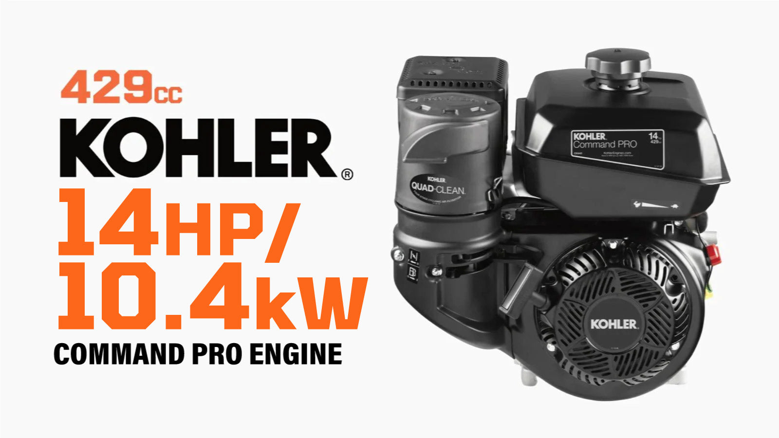 Kohler Powered Walk Behind Stump Grinder, 9 Carbide Teeth, 610 mm (24″) cutting capacity, 14 HP Engine, TMG-GSG9-specifications-image