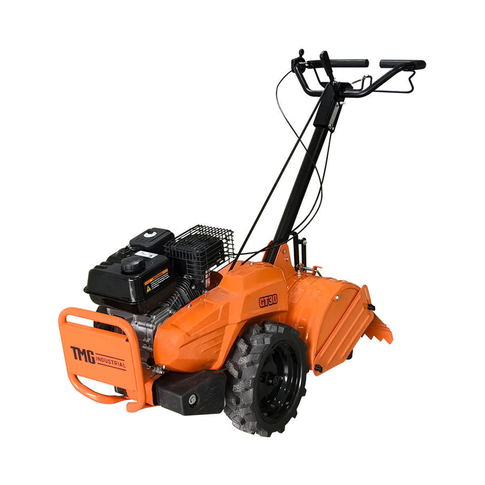 457 mm Self-Propelled Garden Tiller, Dual Rotation, 165 mm Tilling Depth, 196cc (6.5HP) Gas Engine, TMG-GT30 TMG Industrial CA