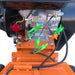 100 mm Wood Chipper with 6.5 HP Gas Engine, 150 mm Reversible Blades, 240 mm Rotor, TMG-GWC10L TMG Industrial CA