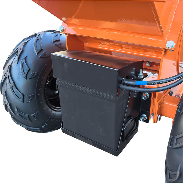 120 mm Wood Chipper with 14 HP Gas Engine, Electric Start, 50 mm Hitch Tow-Behind, TMG-GWC20L TMG Industrial CA