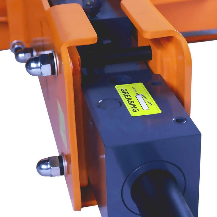 TMG Industrial 30-70 HP Skid Steer Hydraulic Breaker, 2” Moil Point Chisel, 350 J Impact Energy, Universal Mount, TMG-HB53S