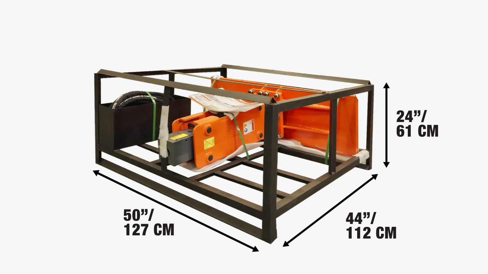 Hydraulic Breaker for 30-70 HP Skid Steer with Universal Mount, TMG-HB53S-shipping-info-image