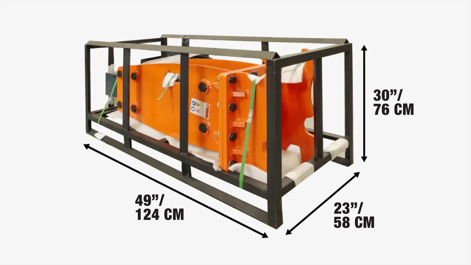 Hydraulic Breaker for 4-7 Ton Excavators, Quick-Change Lugging, TMG-HB70Q-shipping-info-image