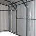 TMG Industrial 16’ x 24’ Metal Garage Shed with Double Front Doors, 10’ Peak Height, Side Entry Door, 384 Sq-Ft Floor Space, TMG-MS1624