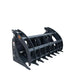 1.83 m Skid Steer Root Rake Clamshell Grapple, Universal Mount, 1.37 m Jaw Opening, 1360 kg Capacity, TMG-SRR75 TMG Industrial Australia