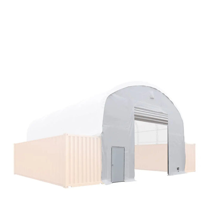 TMG Industrial Front End Wall Kit, Compatible with TMG-DT3020C and DT3040C container shelters installed with the standard height containers (8’6”), TMG-DT30FW8V