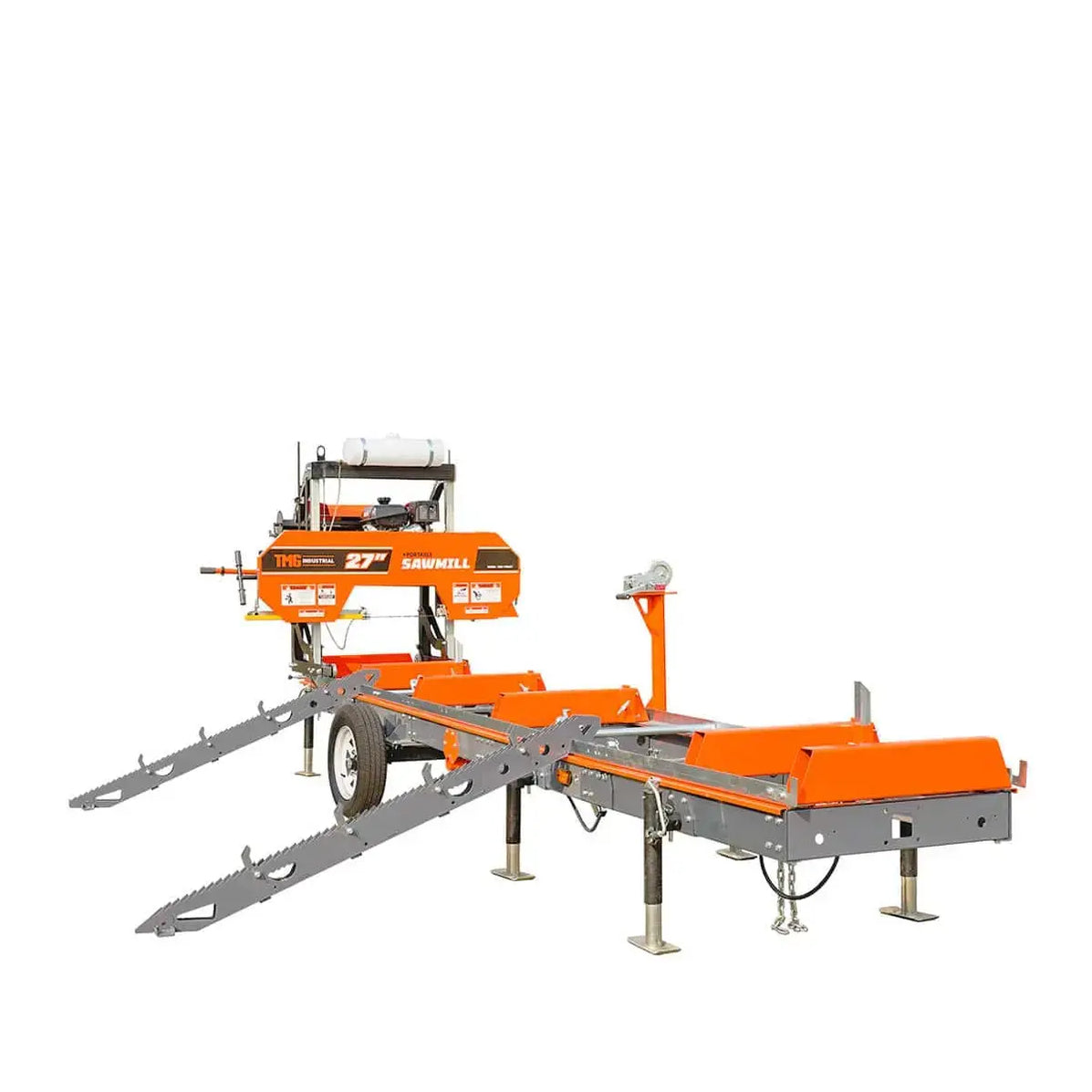 Log Loading Ramp Kit for Sawmill Trailer PSM27, Mast/Boom, 178 cm Ramp ...