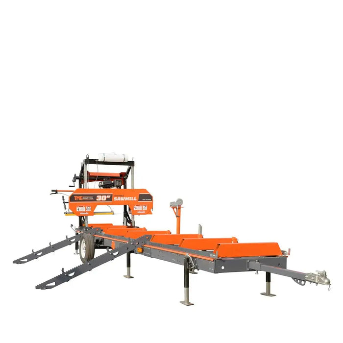 Log Loading/Rolling & Ramp Package for TMG-PSM30, 2-Speed 907 kg Winch, Mast/Boom, Receiver, 178 cm Ramp Length, 1724 kg Loading Capacity, 32-½’ Steel Cable, TMG-PSM30-Lramp TMG Industrial AU
