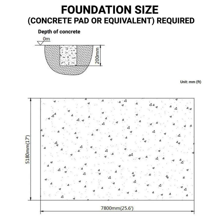 5 x 7.5 m Metal Garage Shed with Double Front & Side Doors, 3.0 m Peak Height, TMG-MS1624