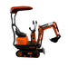1365 Lb Mini Compact Excavator, 306cc/8.5HP Gas Engine, 11-½" Bucket Width, 2000 Lb Digging Force, TMG-MVE05 TMG Industrial CA